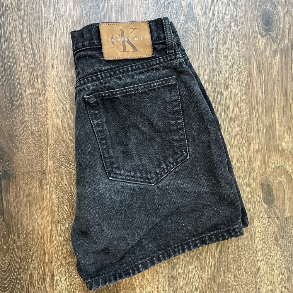 Calvin Klein Denim High Rise Shorts